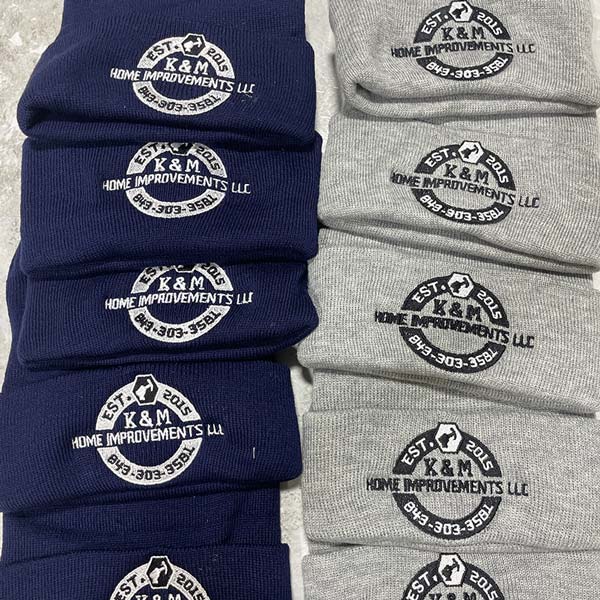 embroidered beanies